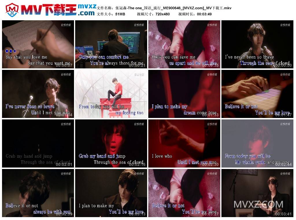 张冠森-The one_国语_流行_ME900646